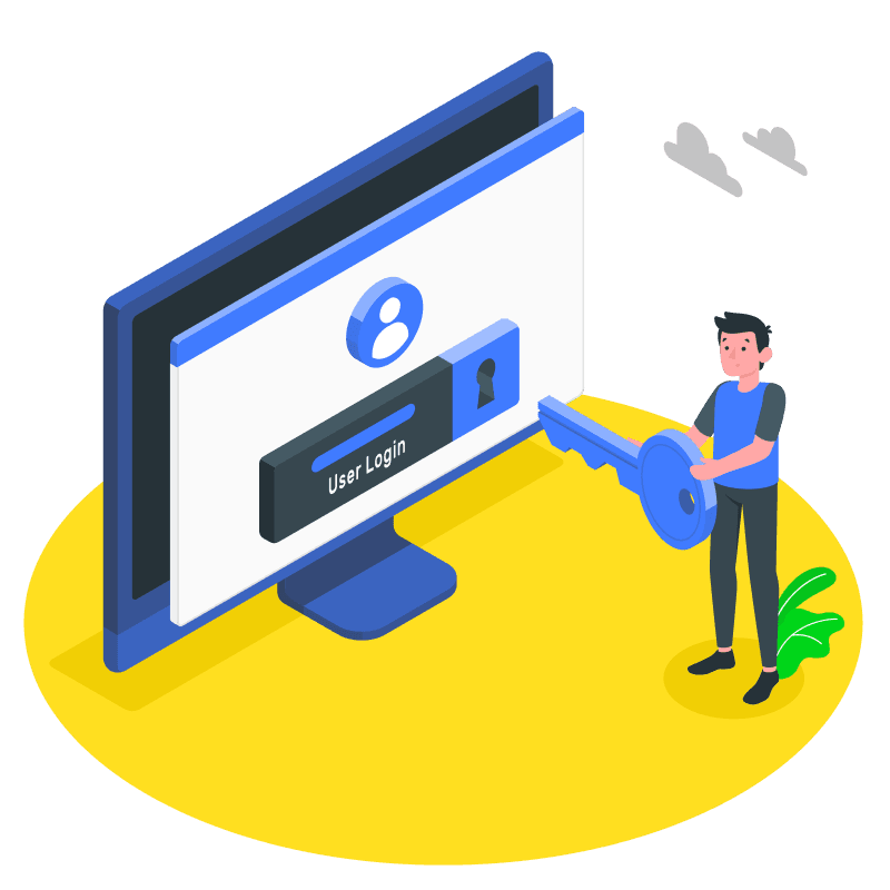 login illustration